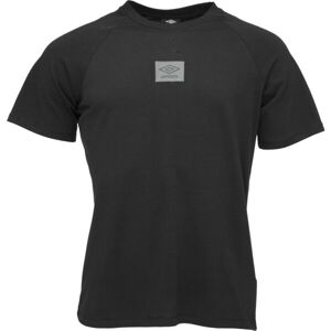 Umbro RLXS TEE ESSENTIALS Pánske tričko, čierna, veľkosť M