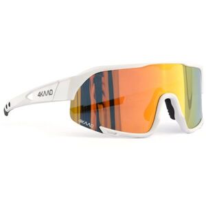4KAAD PULSE RACE Športové slnečné okuliare, biela, veľkosť
