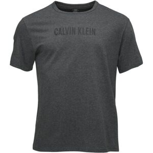 Calvin Klein S/S CREW NECK Pánske tričko, tmavo sivá, veľkosť L