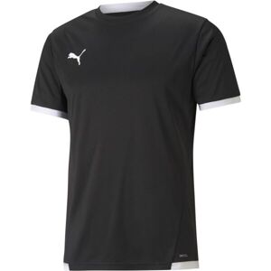Puma TEAM LIGA JERSEY Pánske futbalové tričko, čierna, veľkosť XL