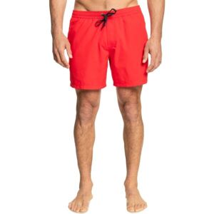 Quiksilver EVERYDAY SOLID VOLLEY 15 Pánske plavky, červená, veľkosť M