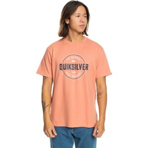 Quiksilver CIRCLE UP Pánske tričko, lososová, veľkosť XL