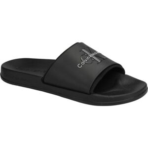 Calvin Klein SLIDE MONOGRAM Pánske šľapky, čierna, veľkosť