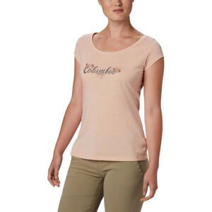 Columbia SHADY GROVE SS TEE Dámske tričko, ružová, veľkosť M