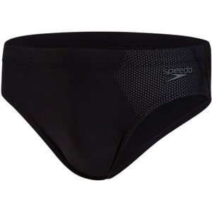 Speedo TECH PLACEMENT 7CM BRIEF Pánske plavky, čierna, veľkosť 7