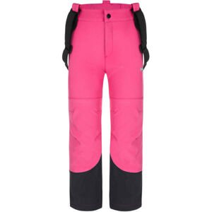 Loap LOCON Detské softshellové nohavice, ružová, veľkosť