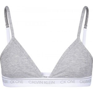 Calvin Klein UNLINED TRIANGLE sivá L - Dámska podprsenka