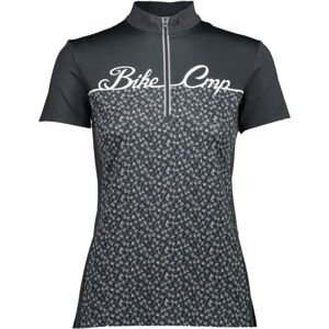 CMP WOMAN BIKE T-SHIRT tmavo sivá 40 - Dámsky cyklistický dres
