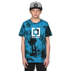 Horsefeathers BASE YOUTH T-SHIRT modrá M - Chlapčenské tričko