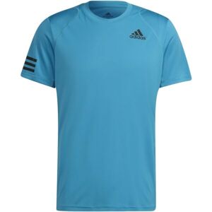 adidas CLUB 3 STRIPES TENNIS T-SHIRT modrá 2XL - Pánske tenisové tričko