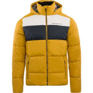 ALPINE PRO FRAN Pánska zimná bunda, žltá, veľkosť S