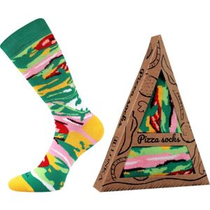Lonka PIZZA ITALIAN zelená 42-45 - Pánske ponožky