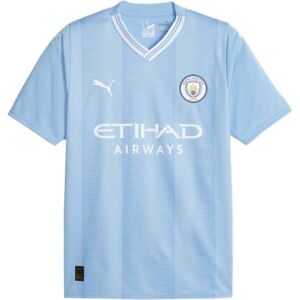 Puma MANCHESTER CITY FC HOME JERSEY Pánsky futbalový dres, svetlomodrá, veľkosť