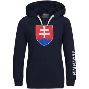 PROGRESS HC SK HOODY Juniorská mikina pre fanúšikov, tmavo modrá, veľkosť 128-134