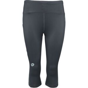 Lotto RUNNING III LEGGINGS Dámske 3/4  legíny, tmavo sivá, veľkosť