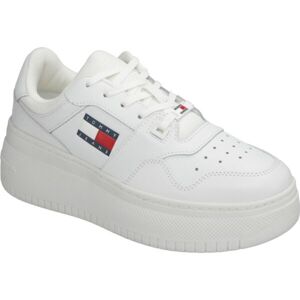 Tommy Hilfiger TJW RETRO BASKET FLATFORM ESS Dámske tenisky, biela, veľkosť