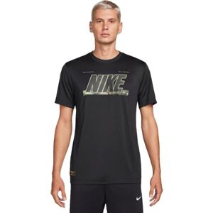 Nike DRI-FIT Pánske tričko, čierna, veľkosť