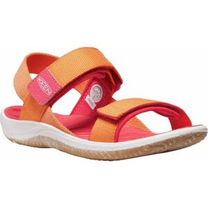 Keen ELLE BACKSTRAP YOUTH Detské sandále, oranžová, veľkosť 35
