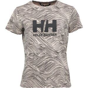 Helly Hansen LOGO T-SHIRT GRAPHIC W Dámske tričko, sivá, veľkosť