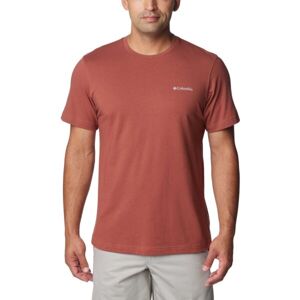 Columbia THISTLETOWN HILLS SHORT SLEEVE Pánske outdoorové tričko, červená, veľkosť