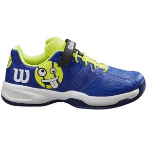 Wilson KAOS EMO KIDS Detská tenisová obuv, modrá, veľkosť 32