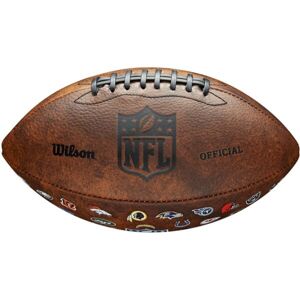 Wilson ALL 32 TEAMS JR Juniorská lopta na americký futbal, hnedá, veľkosť