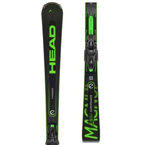 Head SUPERSHAPE E-MAGNUM + PRD 12 GW Zjazdové lyže, čierna, veľkosť