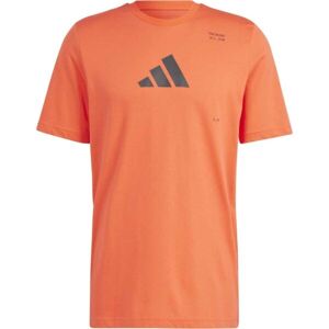 adidas M TRAINING CAT G T Pánske športové tričko, oranžová, veľkosť