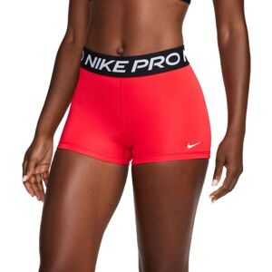 Nike PRO 365 Dámske elastické šortky, červená, veľkosť