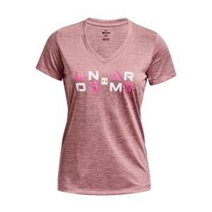 Under Armour TECH TWIST GRAPHIC Dámske tričko, ružová, veľkosť