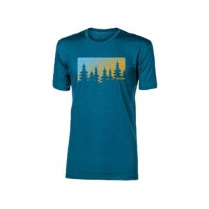 PROGRESS HRUTUR FOREST Pánske merino tričko, tmavo modrá, veľkosť