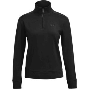 Under Armour ARMOUR FLEECE QZ Dámska mikina, čierna, veľkosť