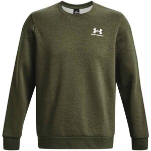 Under Armour ESSENTIAL FLEECE CREW Pánska mikina, zelená, veľkosť