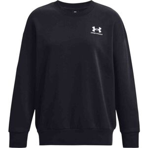 Under Armour ESSENTIAL FLC OS CREW Dámska mikina, čierna, veľkosť