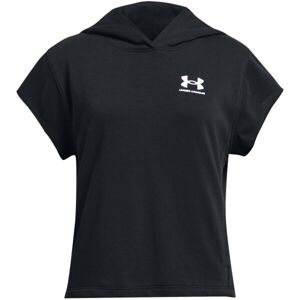 Under Armour RIVAL TRY Dievčenská mikina, čierna, veľkosť