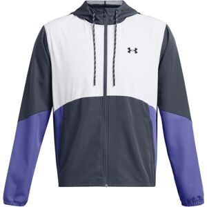 Under Armour LEGACY WINDBREAKER Pánska bunda, tmavo sivá, veľkosť