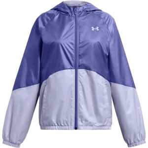 Under Armour SPORT WINDBREAKER Dievčenská bunda, fialová, veľkosť