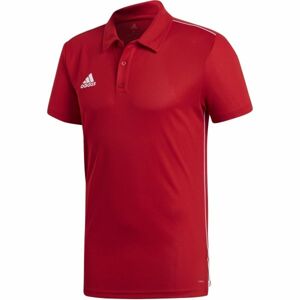 adidas CORE18 POLO červená Crvena - Polo tričko