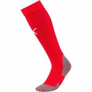 Puma TEAM LIGA SOCKS Pánske futbalové štuplne, červená, veľkosť 47-49