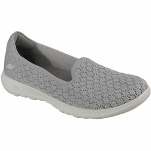 Skechers GO WALK DAISY Dámske slip-on tenisky, sivá, veľkosť 36