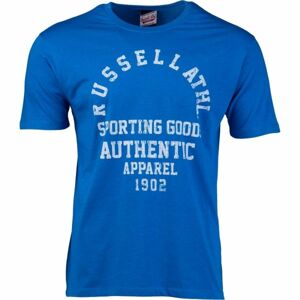 Russell Athletic SPORTING GOODS TEE Pánske tričko, modrá,biela, veľkosť