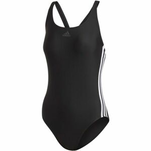 adidas ATHLY V 3 STRIPES SWIMSUIT Dámske plavky, čierna, veľkosť 36