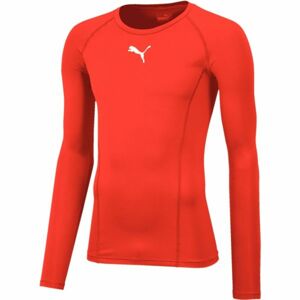 Puma LIGA BASELAYER TEE LS červená Crvena - Pánske funkčné tričko