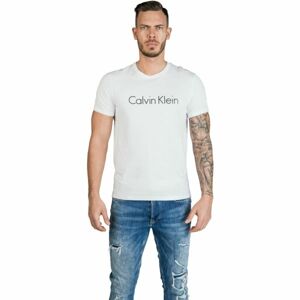 Calvin Klein S/S CREW NECK biela XL - Pánske tričko