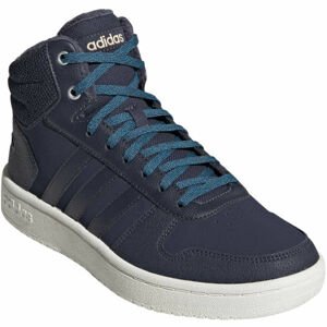 adidas HOOPS 2.0 MID tmavo modrá 7 - Dámska obuv na voľný čas