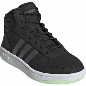 adidas HOOPS MID 2.0 K Detská zimná obuv, čierna, veľkosť 32