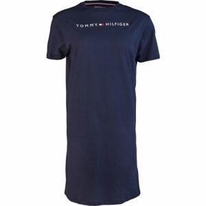 Tommy Hilfiger RN DRESS HALF SLEEVE tmavo modrá M - Dámske predĺžené tričko