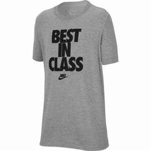 Nike NSW TEE BEST IN CLASS šedá XL - Chlapčenské tričko