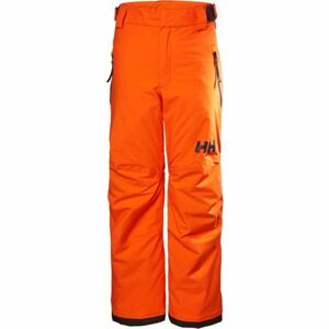 Helly Hansen JR LEGENDARY PANT Detské lyžiarske nohavice, oranžová, veľkosť 10