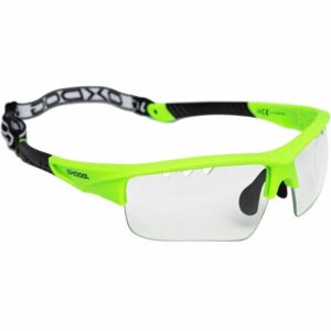 Oxdog SPECTRUM EYEWEAR Florbalové ochranné okuliare, zelená,čierna,biela, veľkosť